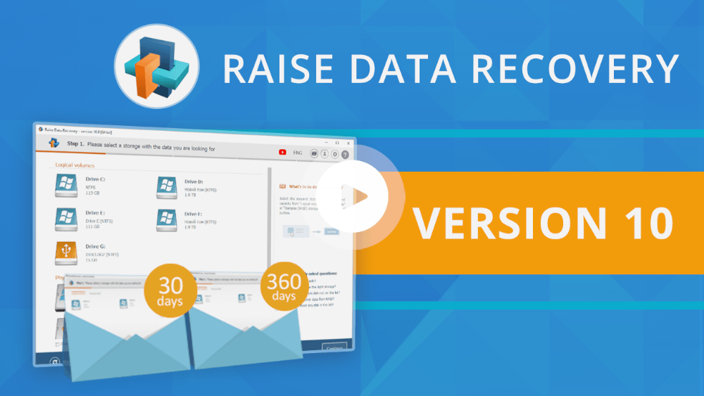 preview image of raise data recovery version 10 video review